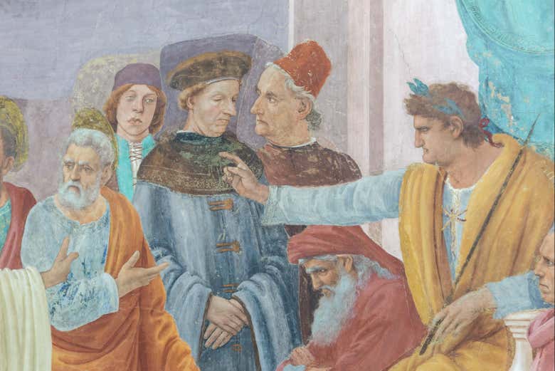 Detalhe da pintura