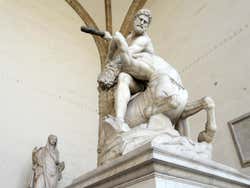 Hércules lutando contra o centauro Nesso
