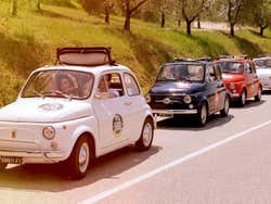 Tour com Fiat 500 pela Toscana